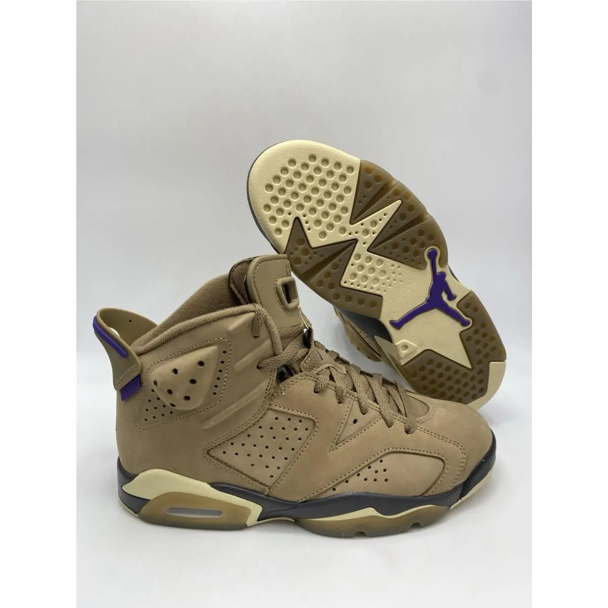 Nike Wmns Air Jordan 6 Retro Gtx Brown Kelp Team Gold FD1643 300 Wmns Sz 5.5