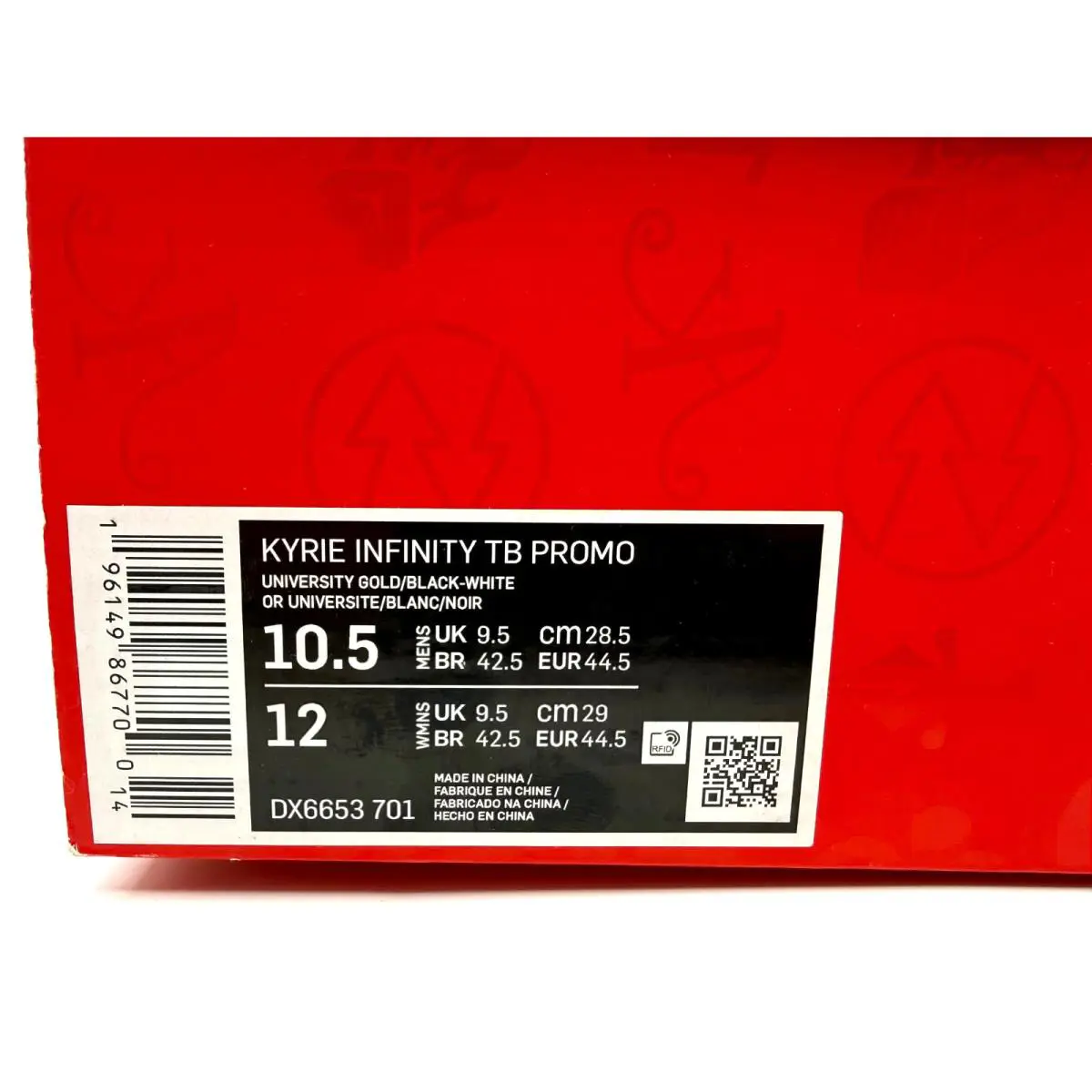 Nike shoes - Nike Kyrie Infinity - Kyrie Infinity - DX6653-701 - Yellow 0