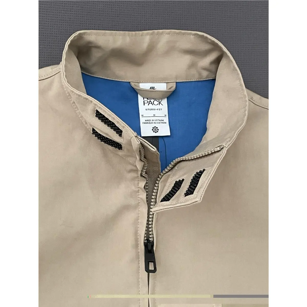 Nike clothing - Nike NSW Tech-Pack STORM-FIT Khaki Jacket - FN2608-247 - Beige (UPC: 0196976196523) 4