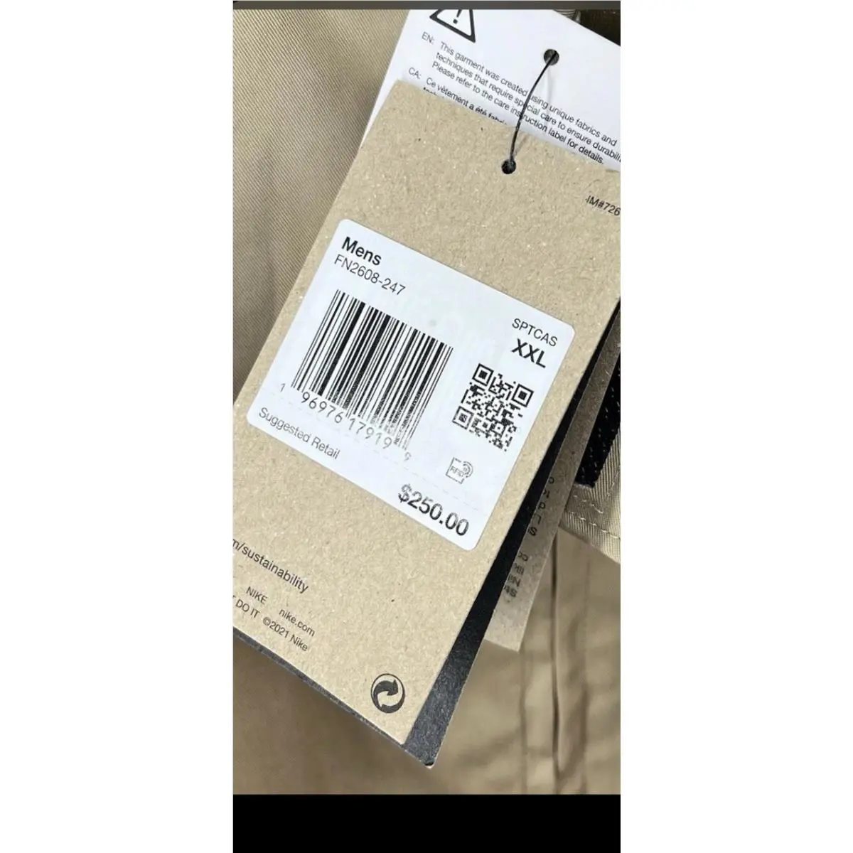 Nike clothing - Nike ACG - ACG - FN2608-247 - Beige (UPC: 0196976179199) 9