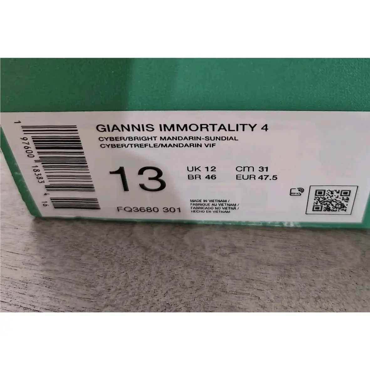 Nike shoes - Nike Giannis Immortality - Giannis Immortality - FQ3680-301 - Cyber/Bright Mandarin-Sundial 7