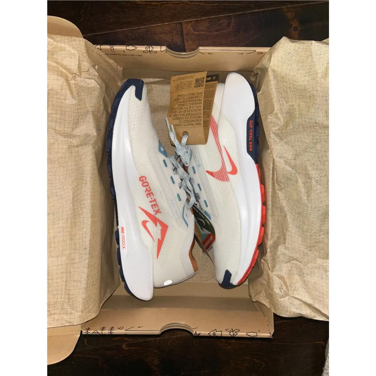 Nike shoes - Nike Pegasus Trail - Pegasus Trail - FQ0908 003 - Phantom /Vintage Coral 8