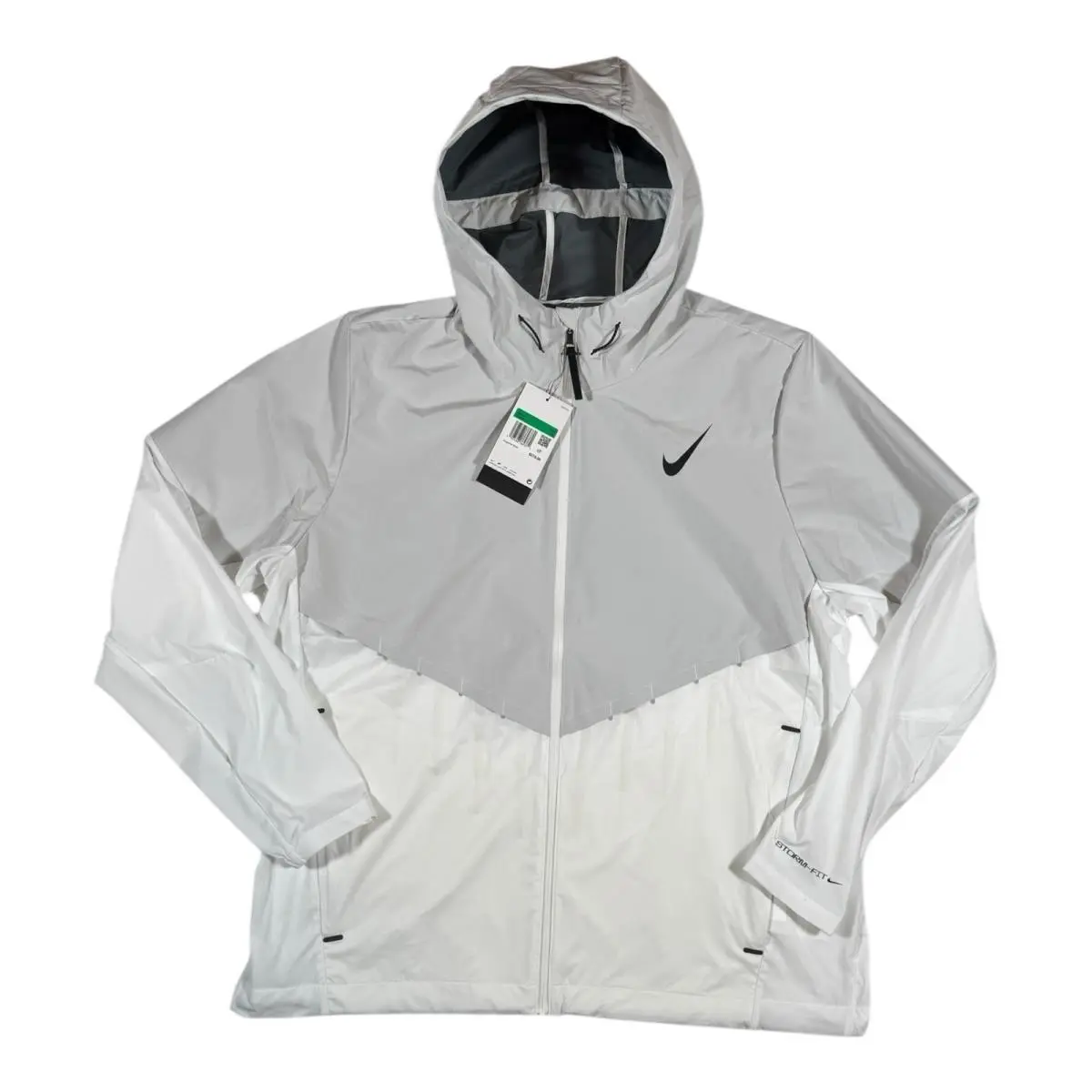 Nike Aeroswift Storm-fit Aerogami Running Jacket White FZ9039-121 Mens Sz XL