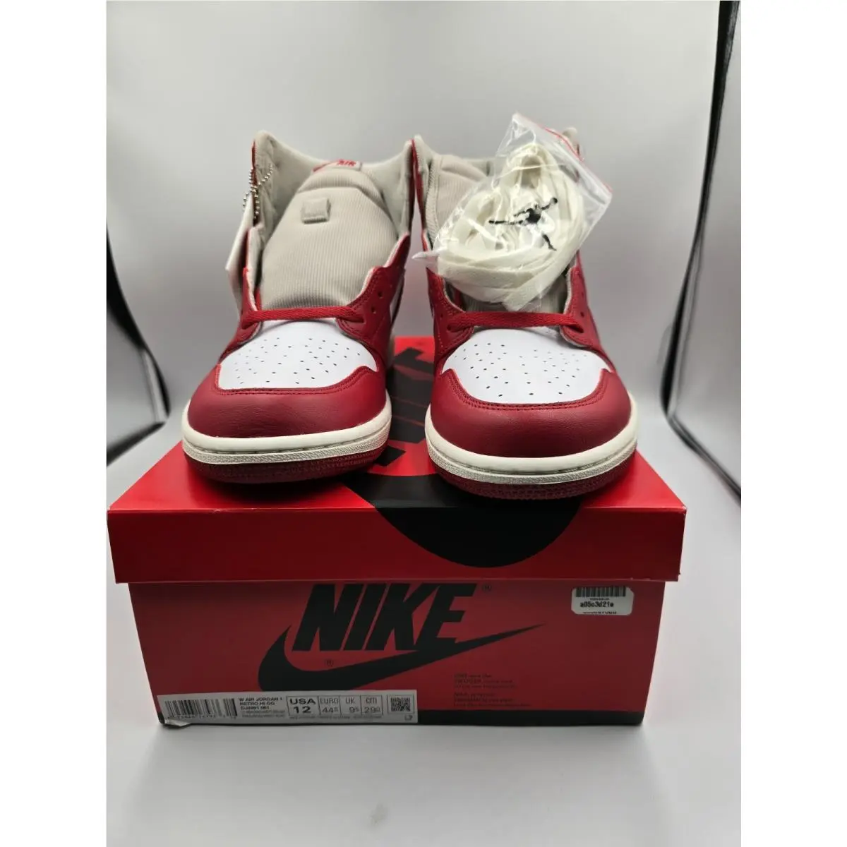 Air Jordan 1 High Varsity Red Newstalgia Chenille DJ4891-061 Womensize 12 by Nike