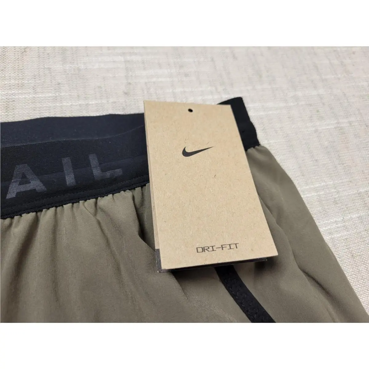 Nike clothing - Nike Trail Dawn Range Running Pants - DX0855-222 - Green Black 9