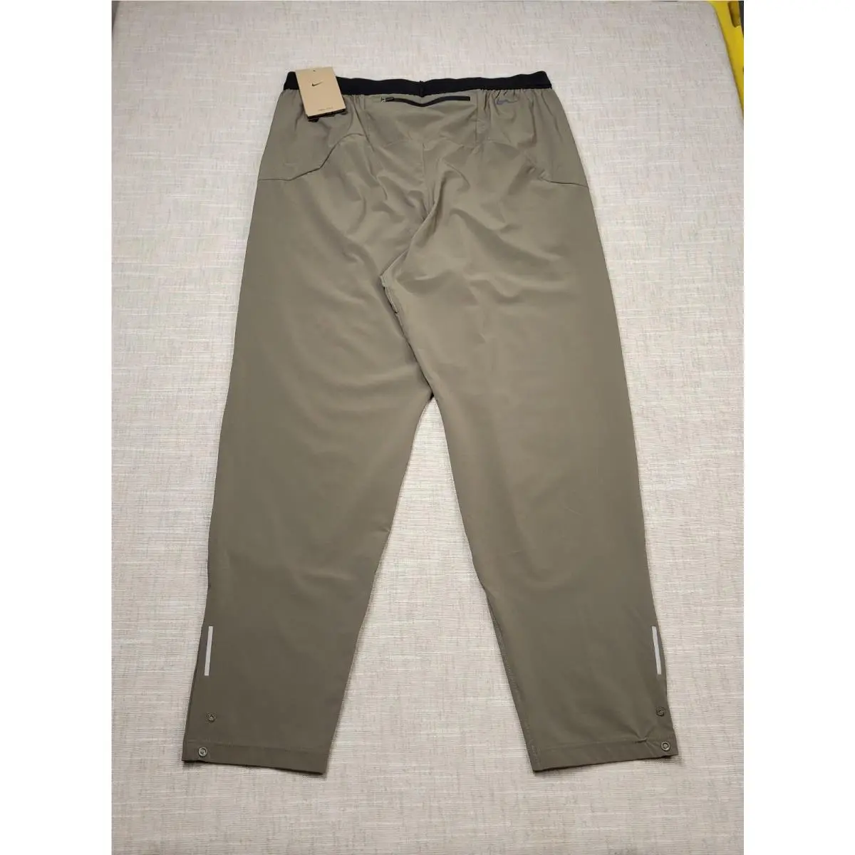 Nike clothing - Nike Trail Dawn Range Running Pants - DX0855-222 - Green Black 1