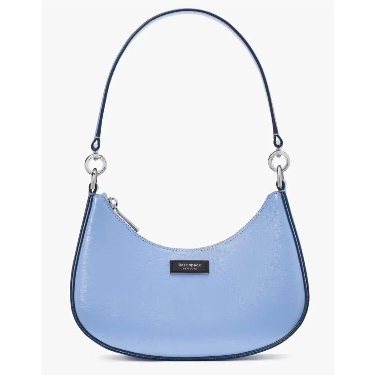 Kate Spade Sam Icon Convertible Blue Leather Crossbody Bag KG099 Purse