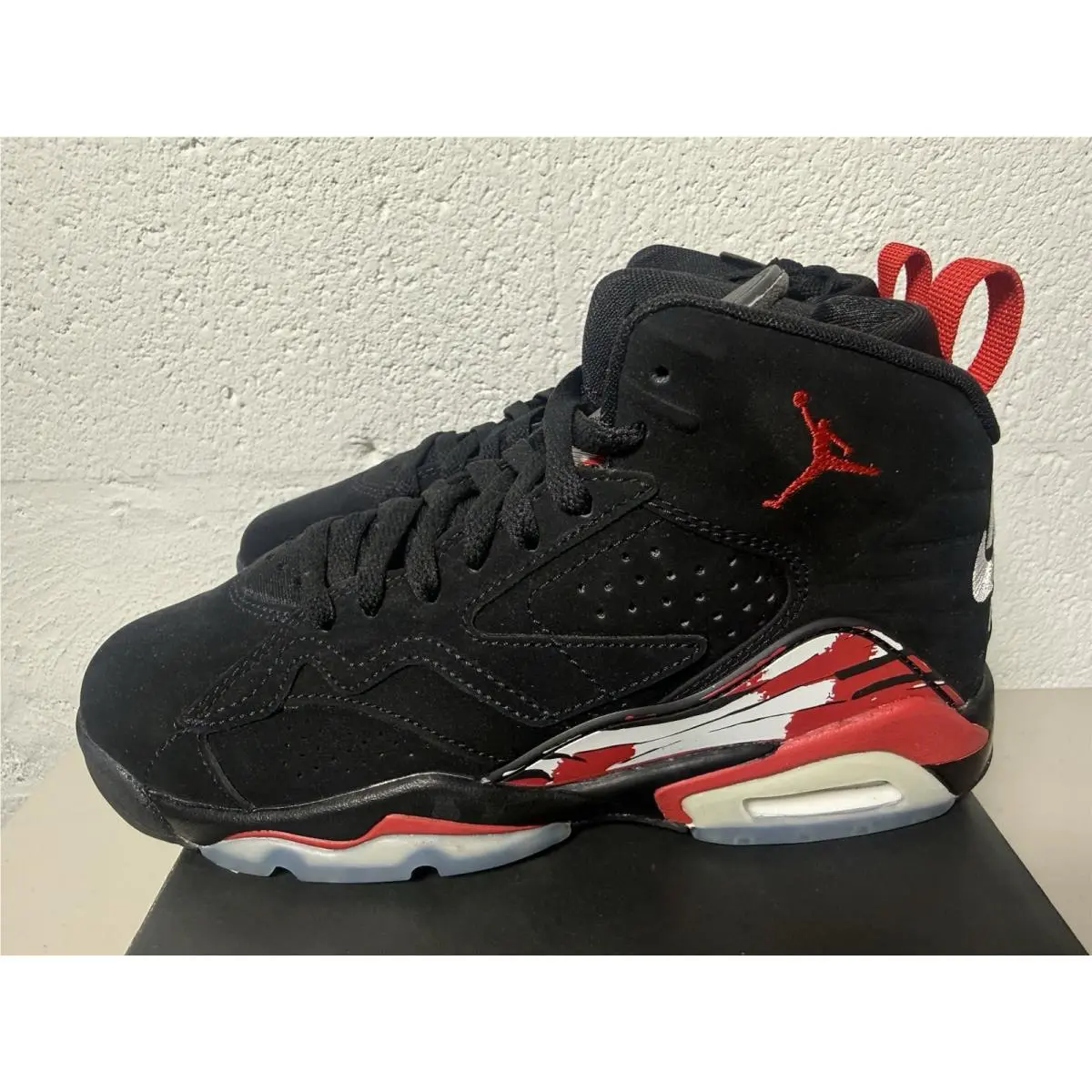 Kids Nike Air Jordan Jumpman Mvp GS Black Red White Size 5Y DZ5577-061