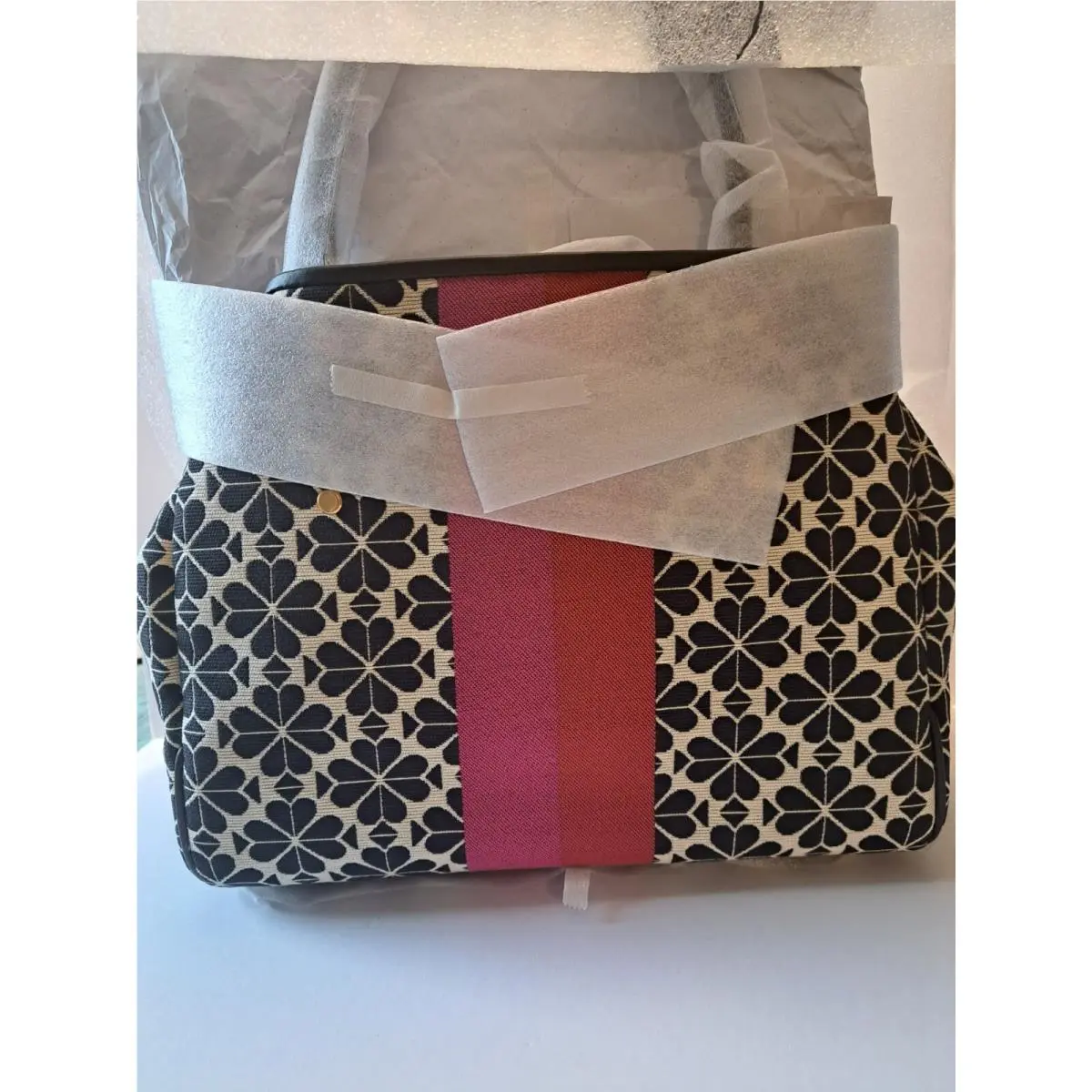 Kate Spade Flower Jacquard Medium Tote Pink Multi PXRUB289