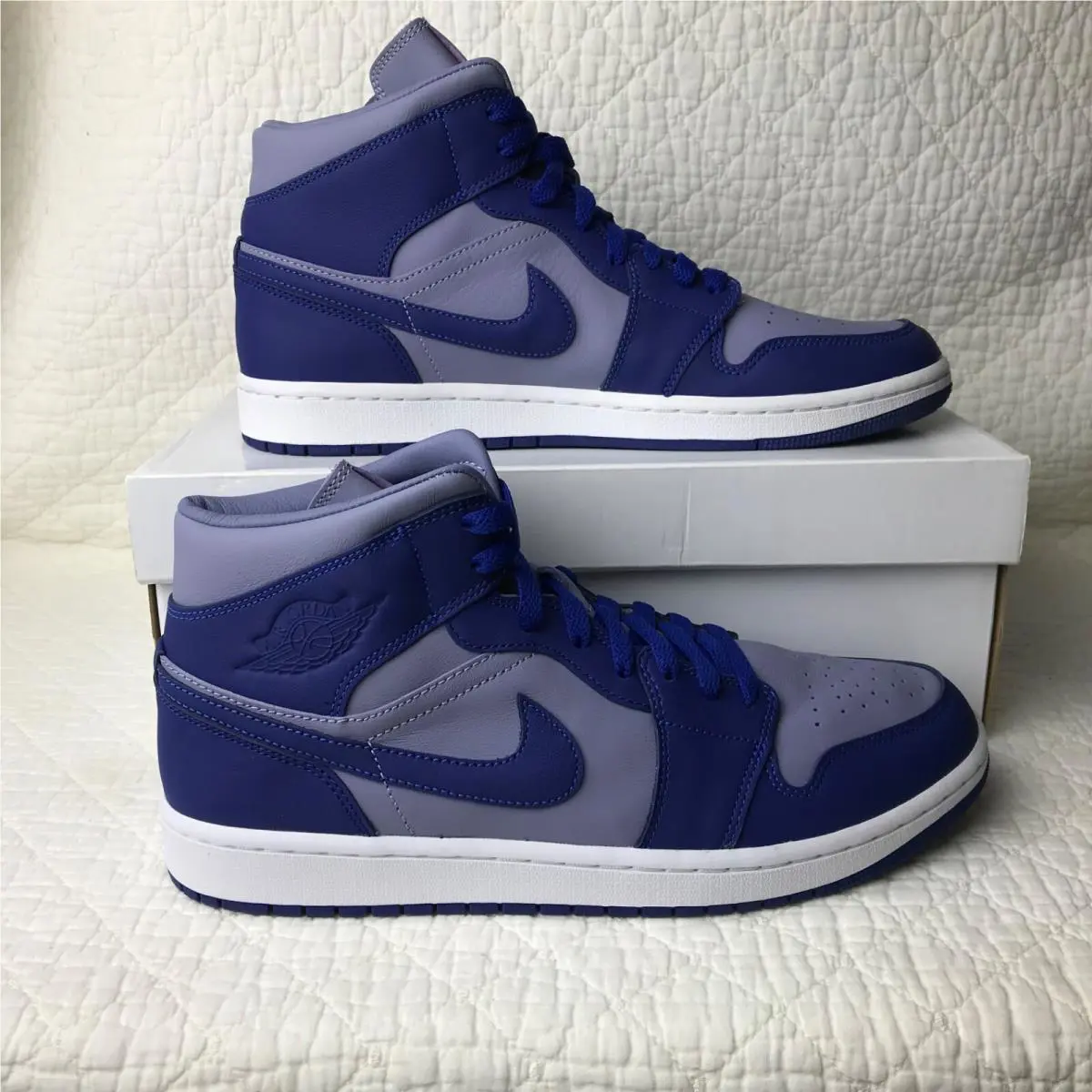 Nike shoes - Air Jordan 1 - Air - DH7821-500 - Iron Purple/Deep Royal Blue 0