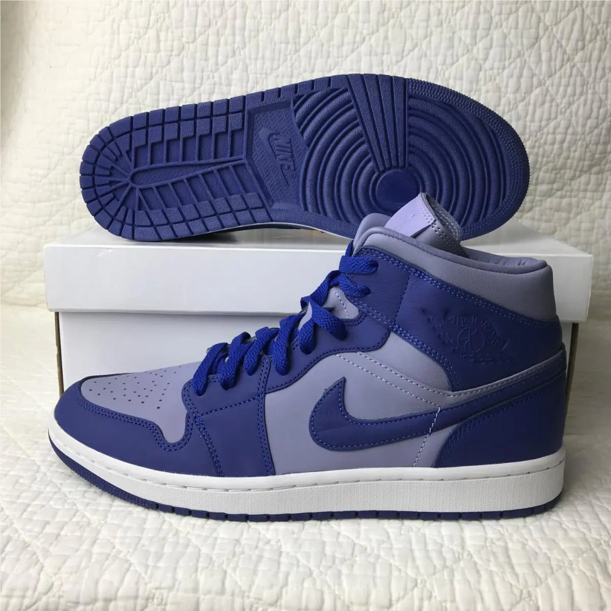 Nike shoes - Air Jordan 1 - Air - DH7821-500 - Iron Purple/Deep Royal Blue 2