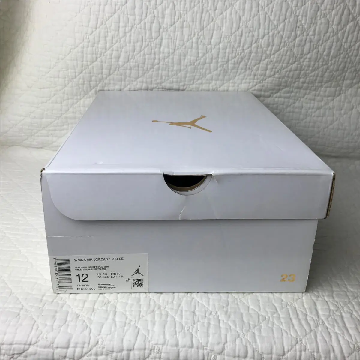 Nike shoes - Air Jordan 1 - Air - DH7821-500 - Iron Purple/Deep Royal Blue 9