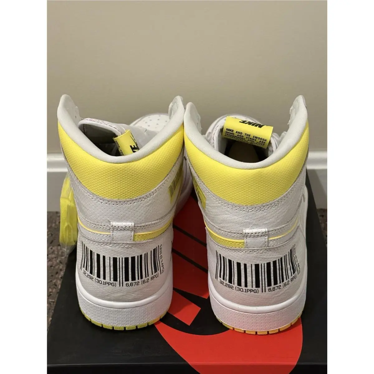 Nike shoes - Air Jordan 1 - Air - 555088-170 - White (UPC: 0193145685093) 3