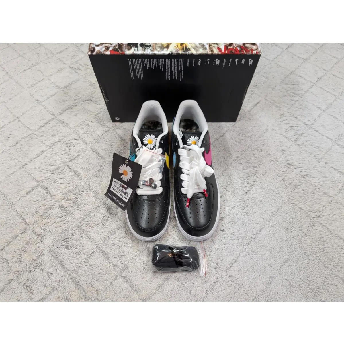 Nike shoes - Nike Air Force 1 - Air Force - AQ3692-004 - Black 1