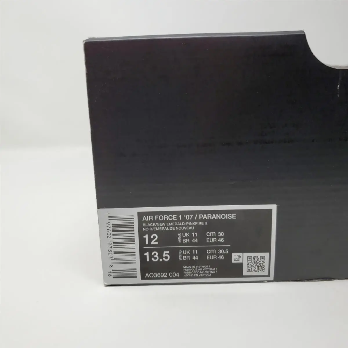Nike shoes - Nike Air Force 1 `07 Paranoise - AQ3692-004 - Black 8