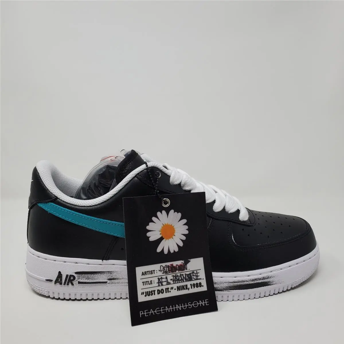 Nike shoes - Nike Air Force 1 `07 Paranoise - AQ3692-004 - Black 2