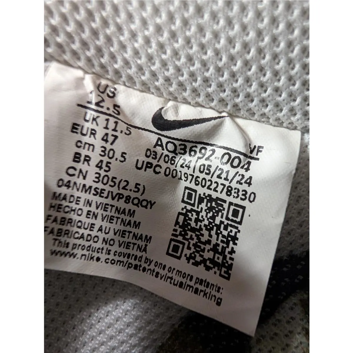 Nike shoes - Nike Air Force 1 - Air Force - AQ3692-004 - Black 4