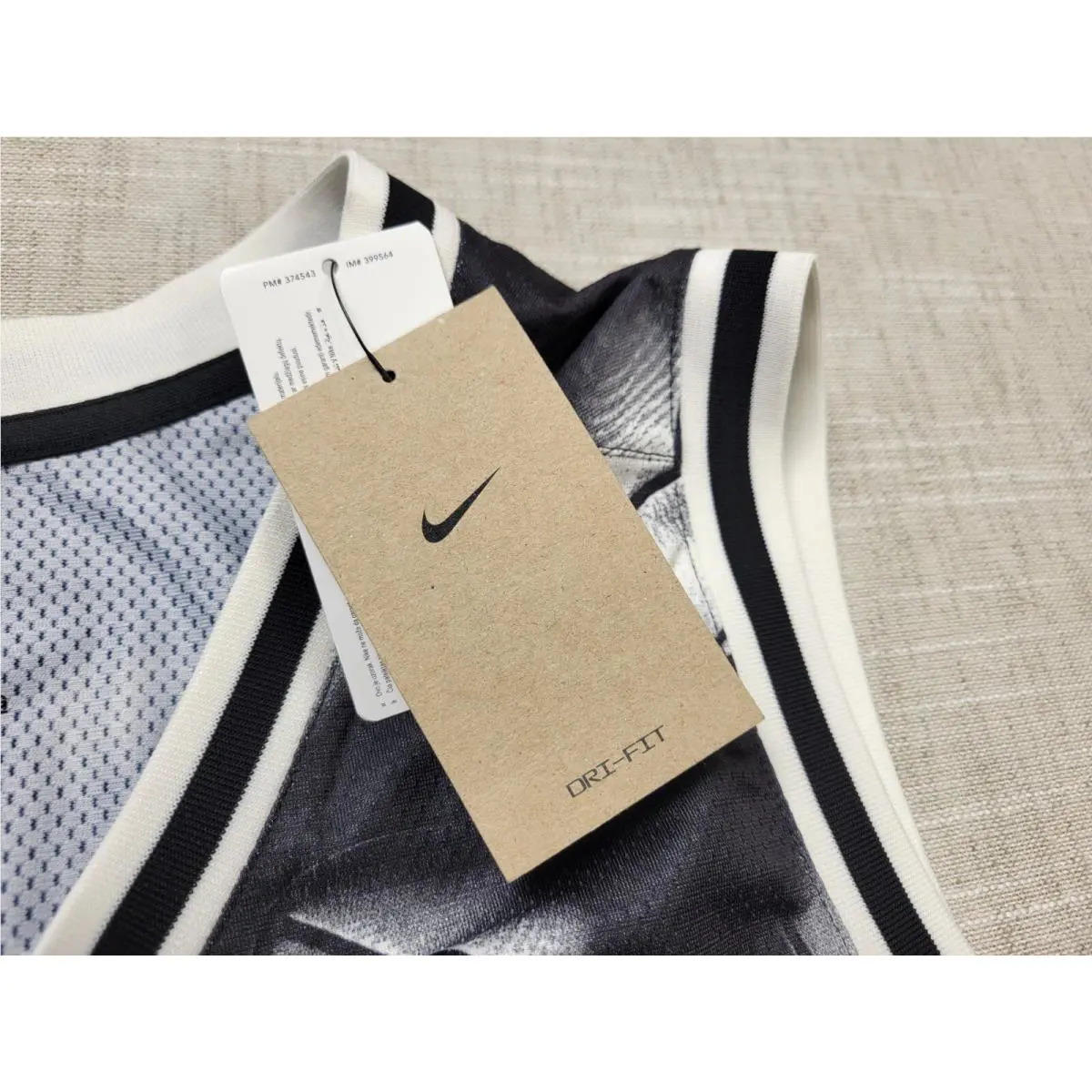 Nike clothing - Nike Ja Dri Fit DNA Basketball Jersey - FN2977-133 - Black White 6