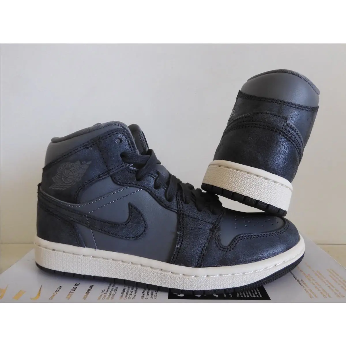 Nike shoes - Air Jordan 1 Mid SE - FJ3448-001 - Gray (UPC: 196975660759) 1