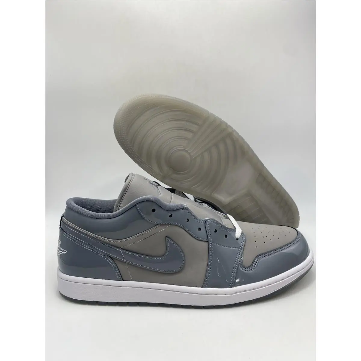 Nike Air Jordan 1 Low SE Medium Grey Cool Grey White HF3148 011 Men`s Sz 8.5