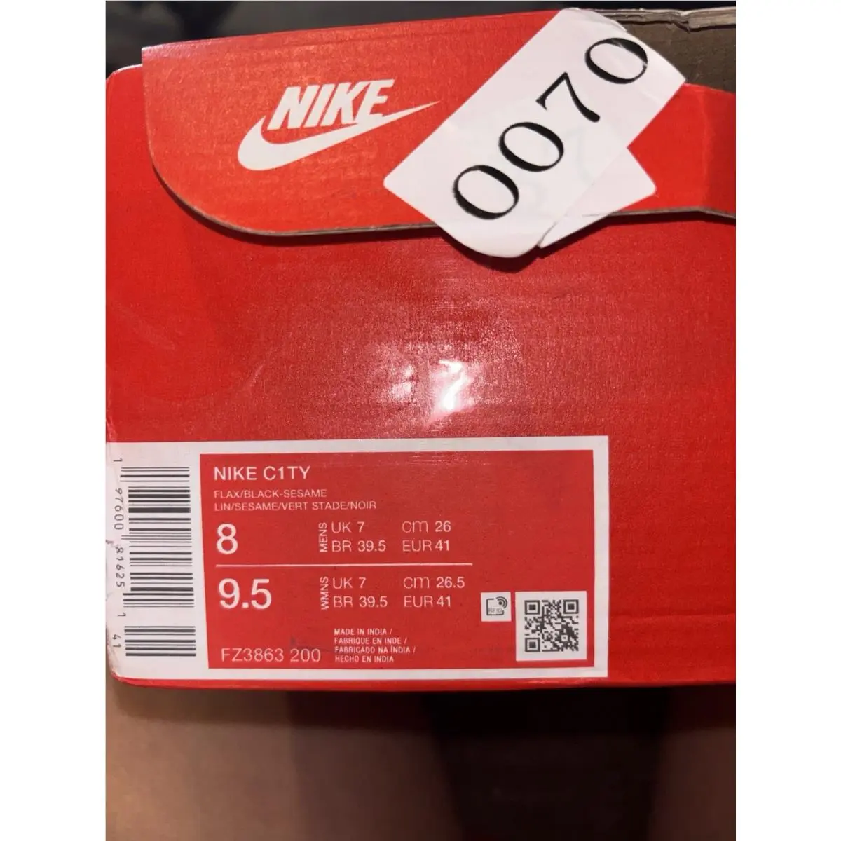 Nike shoes - NIKE C1TY - FZ3863-200 - Beige, Manufacturer: Flax/Sesame/Stadium Green/Black (UPC: 0197600816251) 8