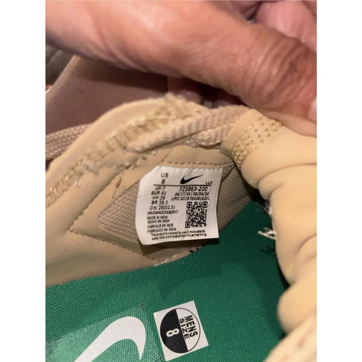 Nike shoes - NIKE C1TY - FZ3863-200 - Beige, Manufacturer: Flax/Sesame/Stadium Green/Black (UPC: 0197600816251) 5