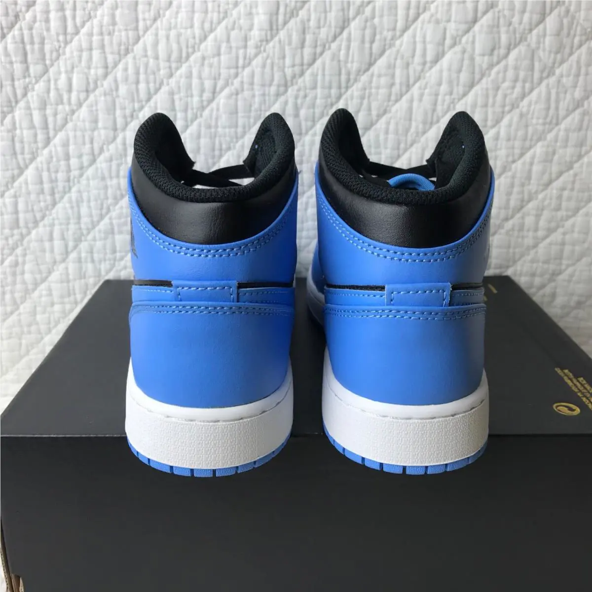 Nike shoes - Jordan Air 1 Mid GS - DQ8423-401 - University blue/Black-White 4