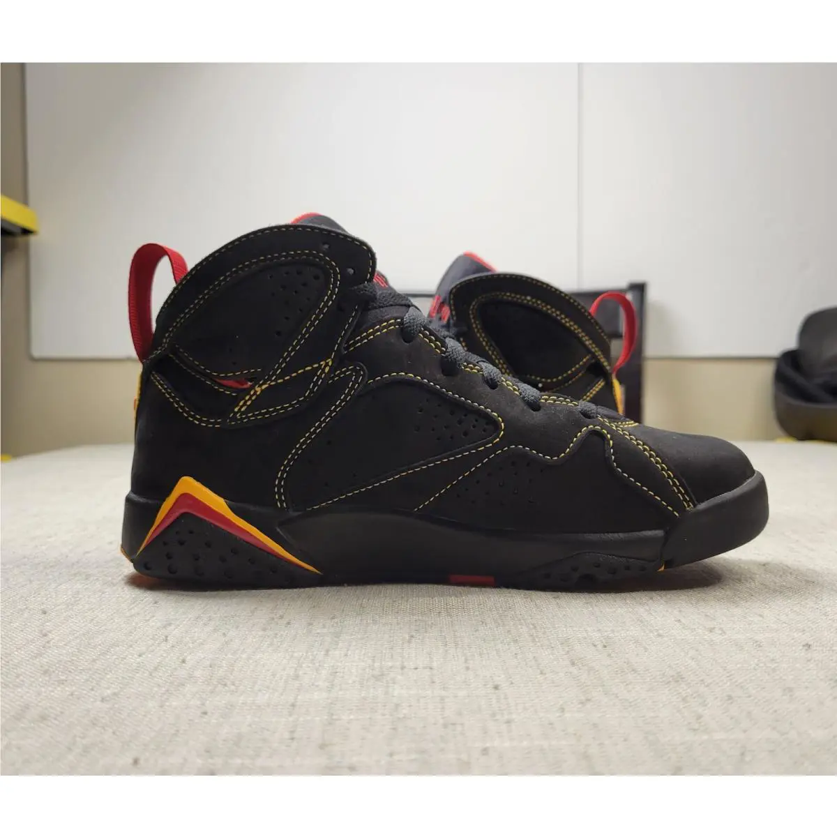 Nike shoes - Air Jordan Retro 7 - Air Retro - DQ6040-081 - Black Yellow Red 1