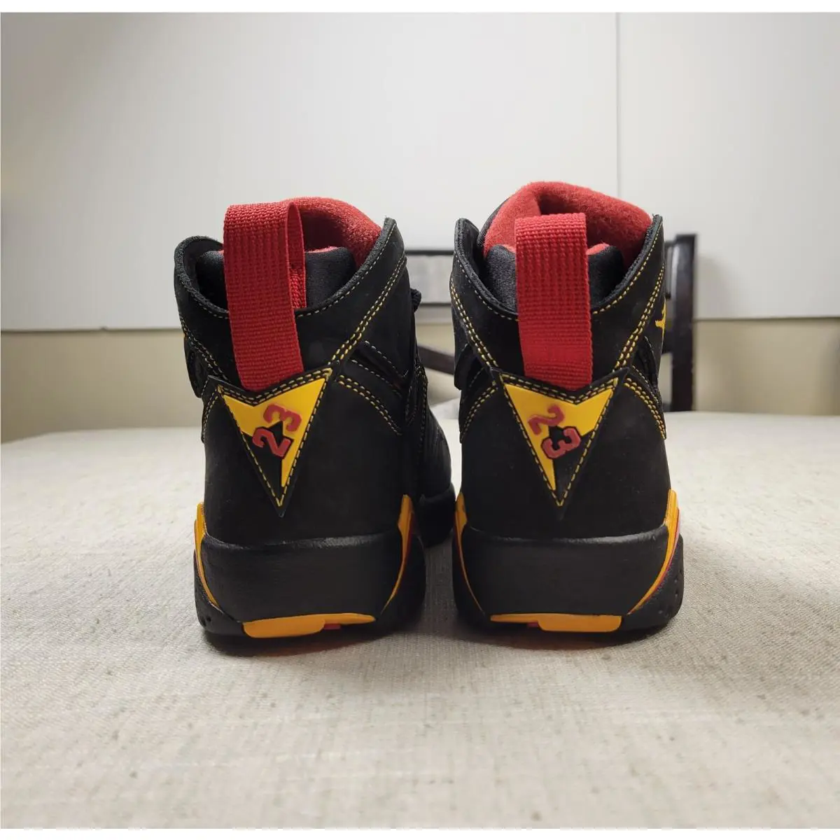 Nike shoes - Air Jordan Retro 7 - Air Retro - DQ6040-081 - Black Yellow Red 5