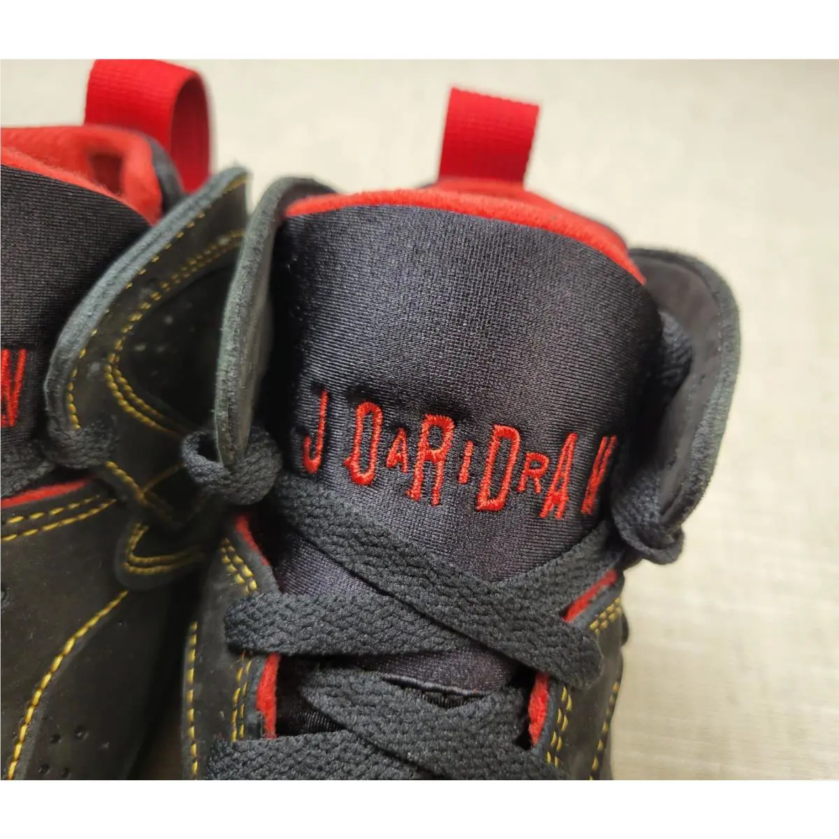 Nike shoes - Air Jordan Retro 7 - Air Retro - DQ6040-081 - Black Yellow Red 3