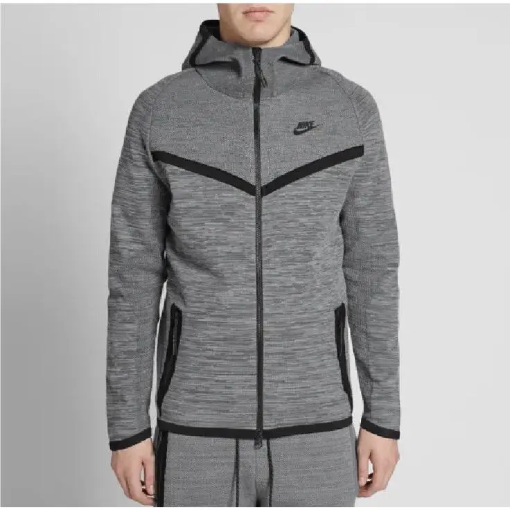 Nike clothing - TECH KNIT WINDRUNNER - TECH KNIT WINDRUNNER - 728685-043 - Gray 0