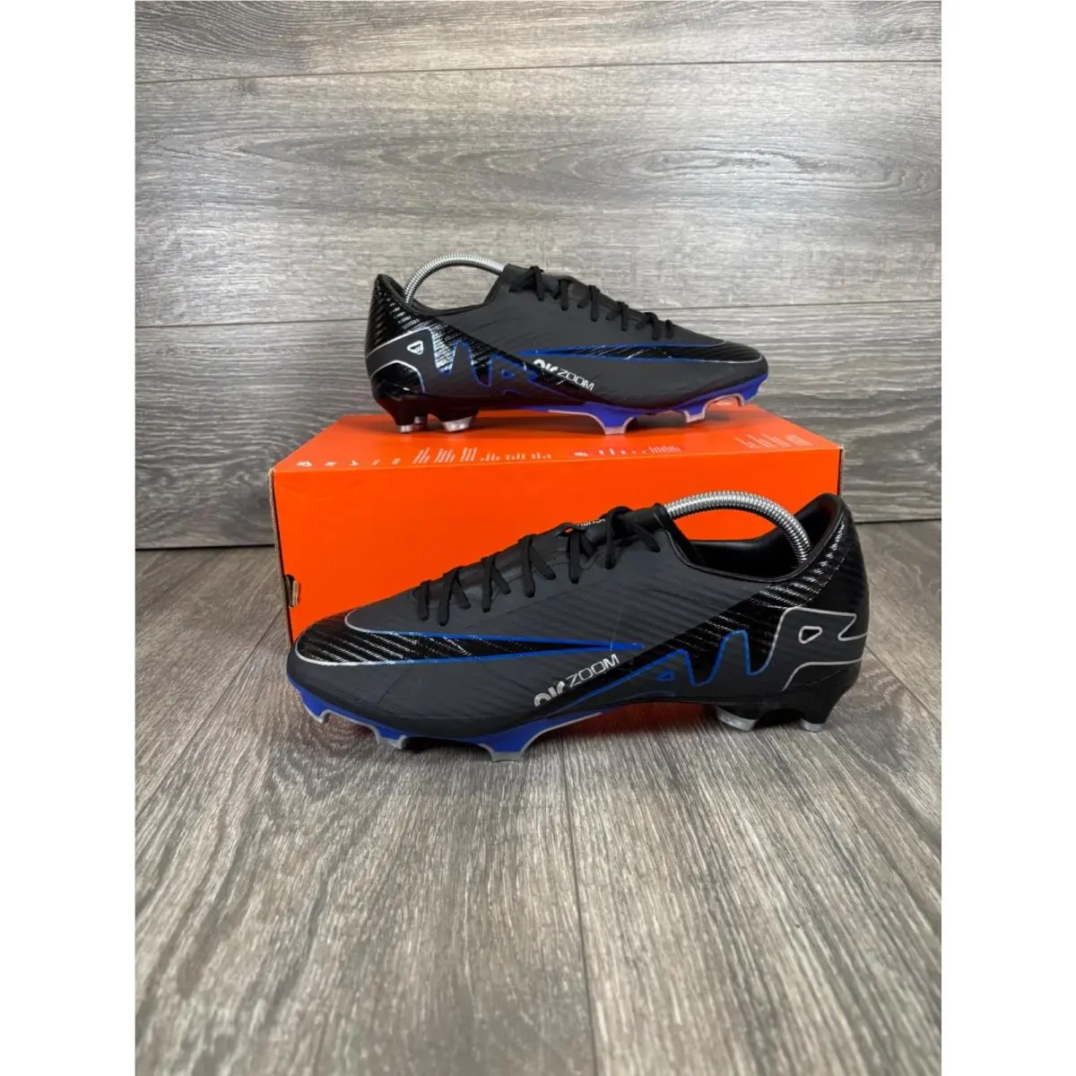 Nike shoes - Nike Mercurial Vapor - Mercurial Vapor - DJ5631 040 - Black/Chrome-Hyper Royal 9