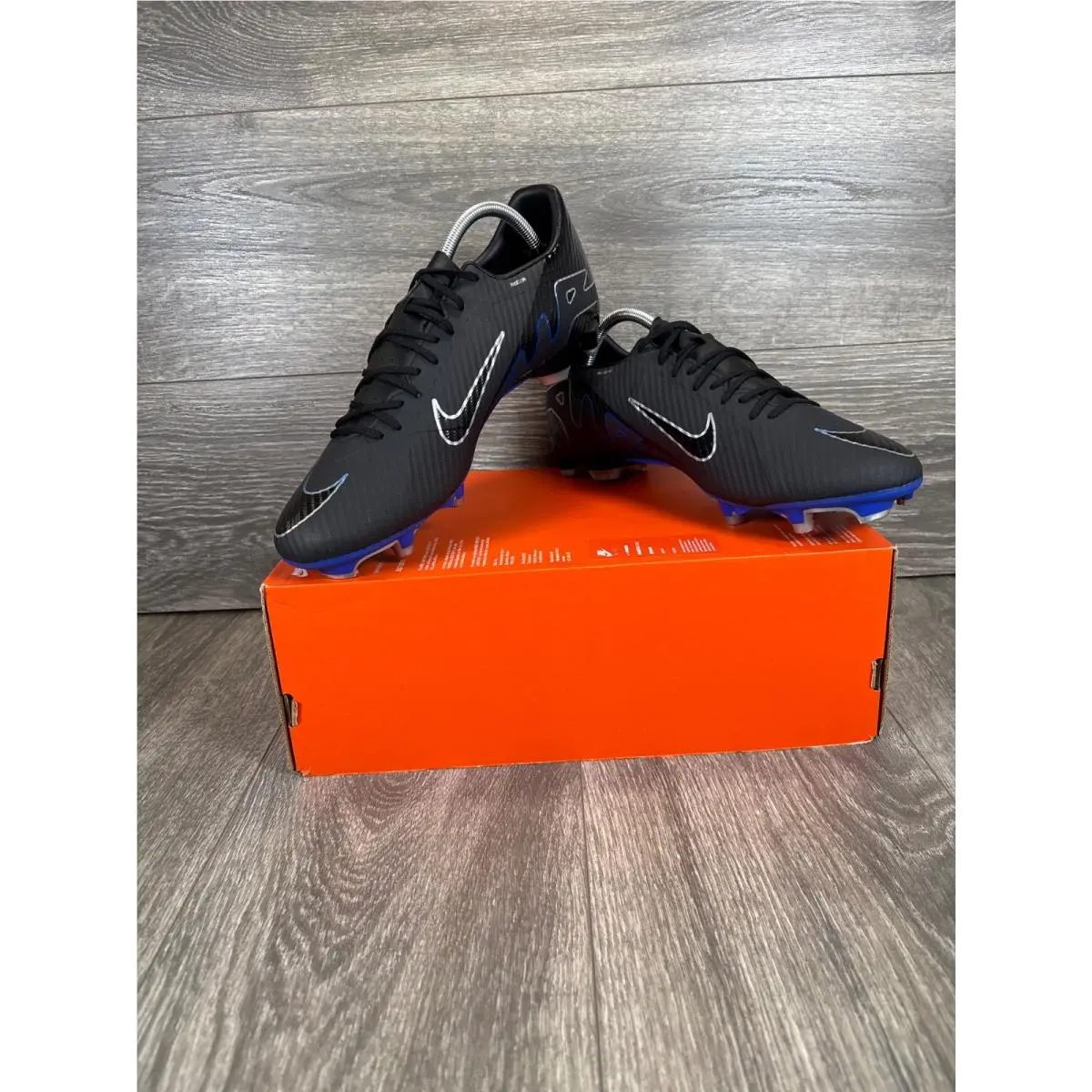 Nike shoes - Nike Mercurial Vapor - Mercurial Vapor - DJ5631 040 - Black/Chrome-Hyper Royal 10