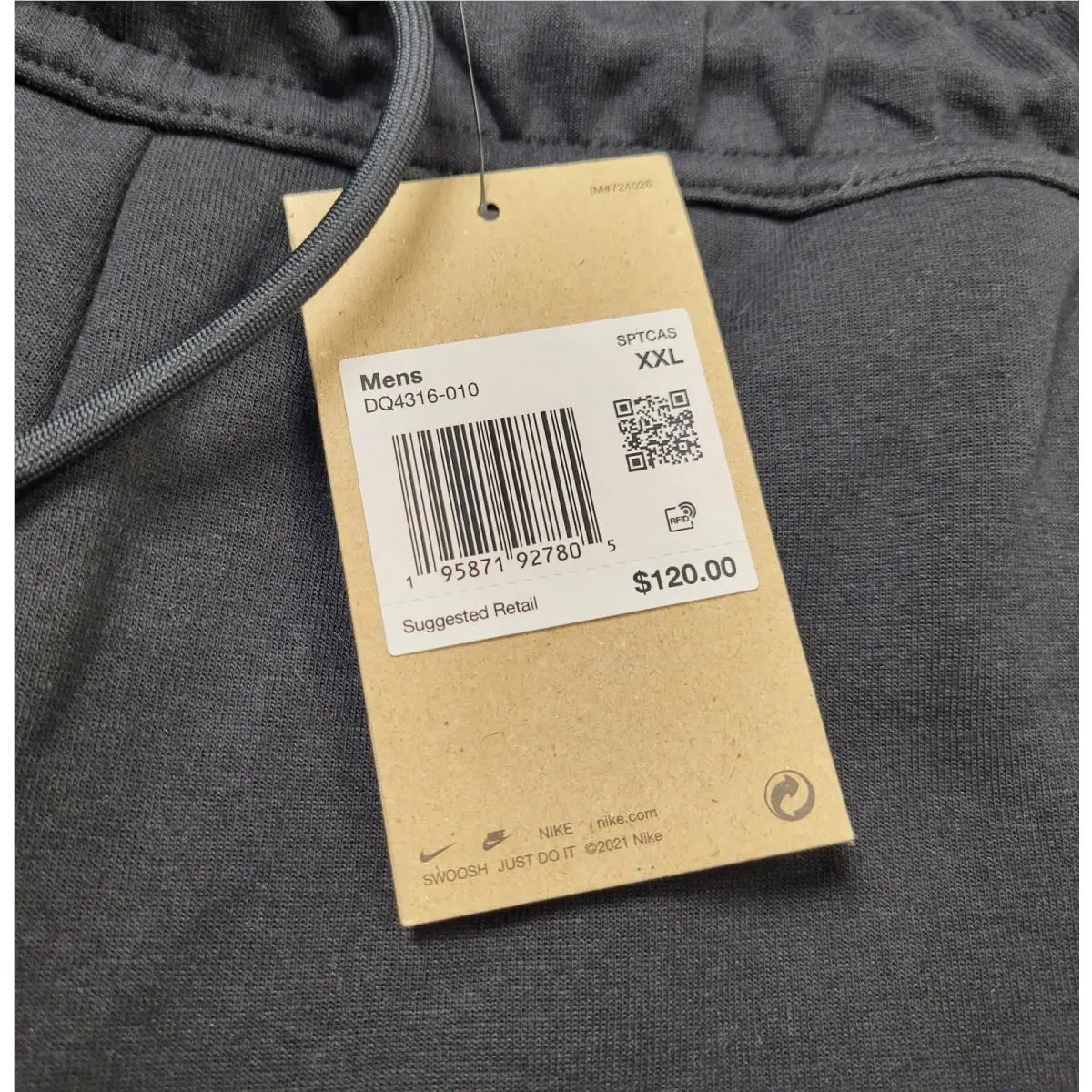 Nike clothing - Nike Tech Fleece - Tech Fleece - DQ4316-010 - Black Gray 9