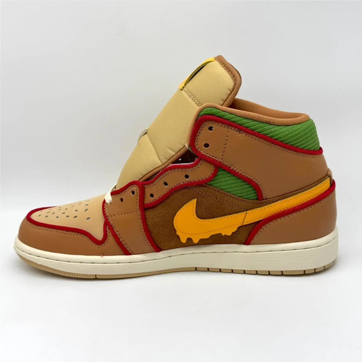 Nike shoes - Air Jordan 1 Retro Low OG - IB7403 224 - Flax / University Gold-Sesame (UPC: 197864010549) 4