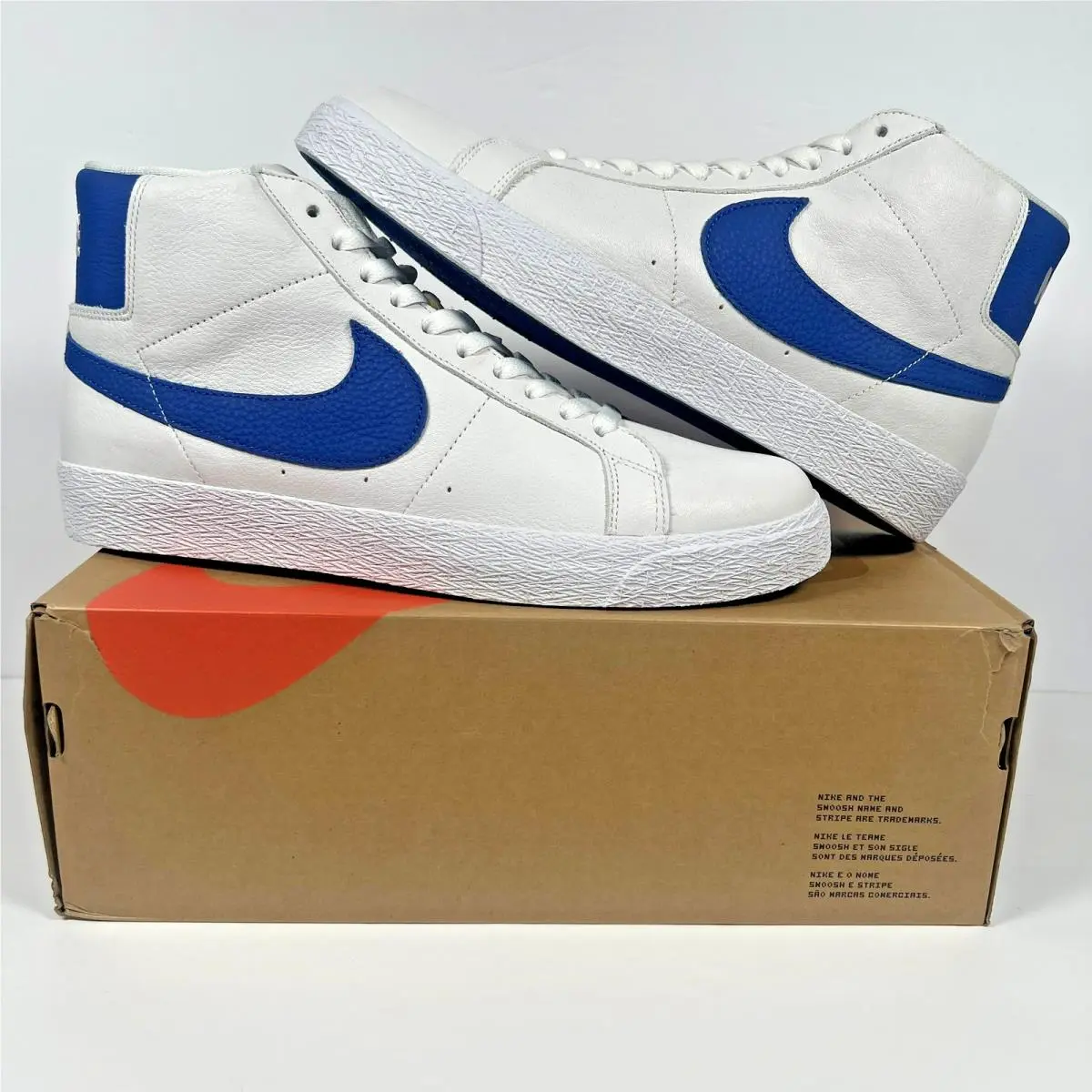 Nike SB Zoom Blazer Mid Iso Varsity Royal Blue DH6970-100 Men`s Size 11