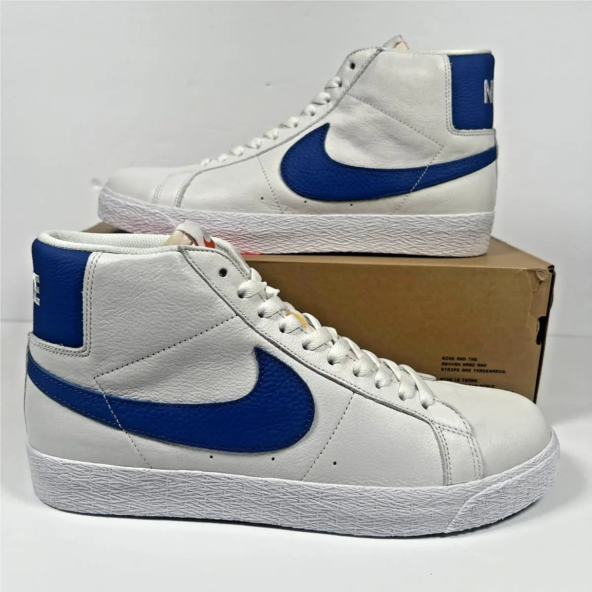 Nike shoes - Nike SB Zoom Blazer Mid - DH6970-100 - White (UPC: 195866061828) 19