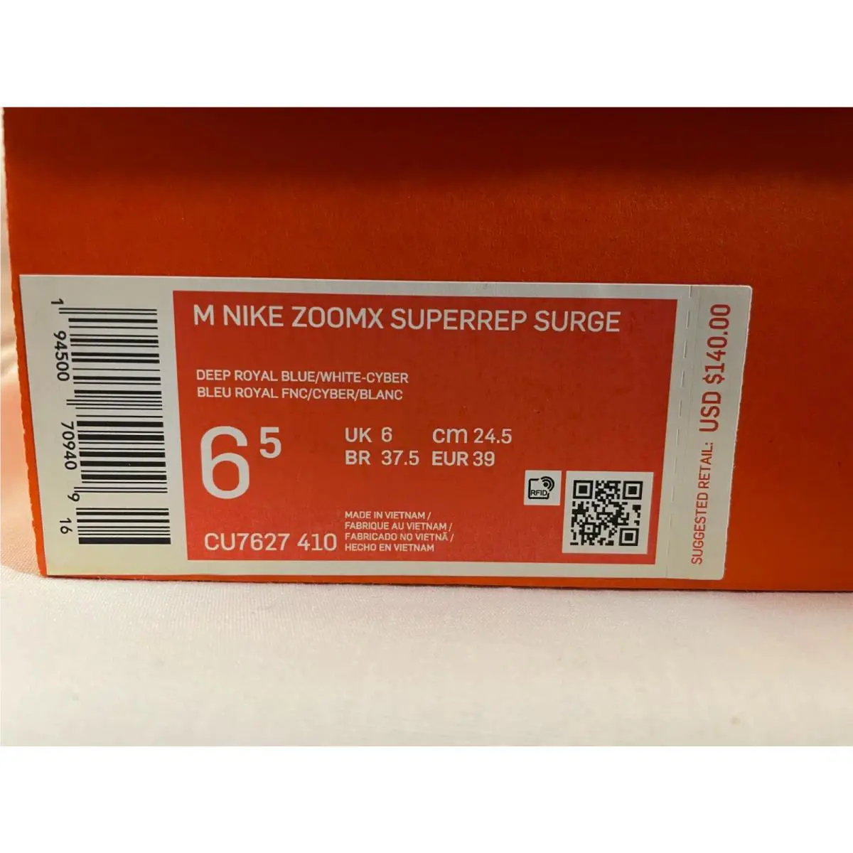 Nike shoes - Nike ZoomX SuperRep - ZoomX SuperRep - CU7627-410 - Blue (UPC: 194500709409) 2
