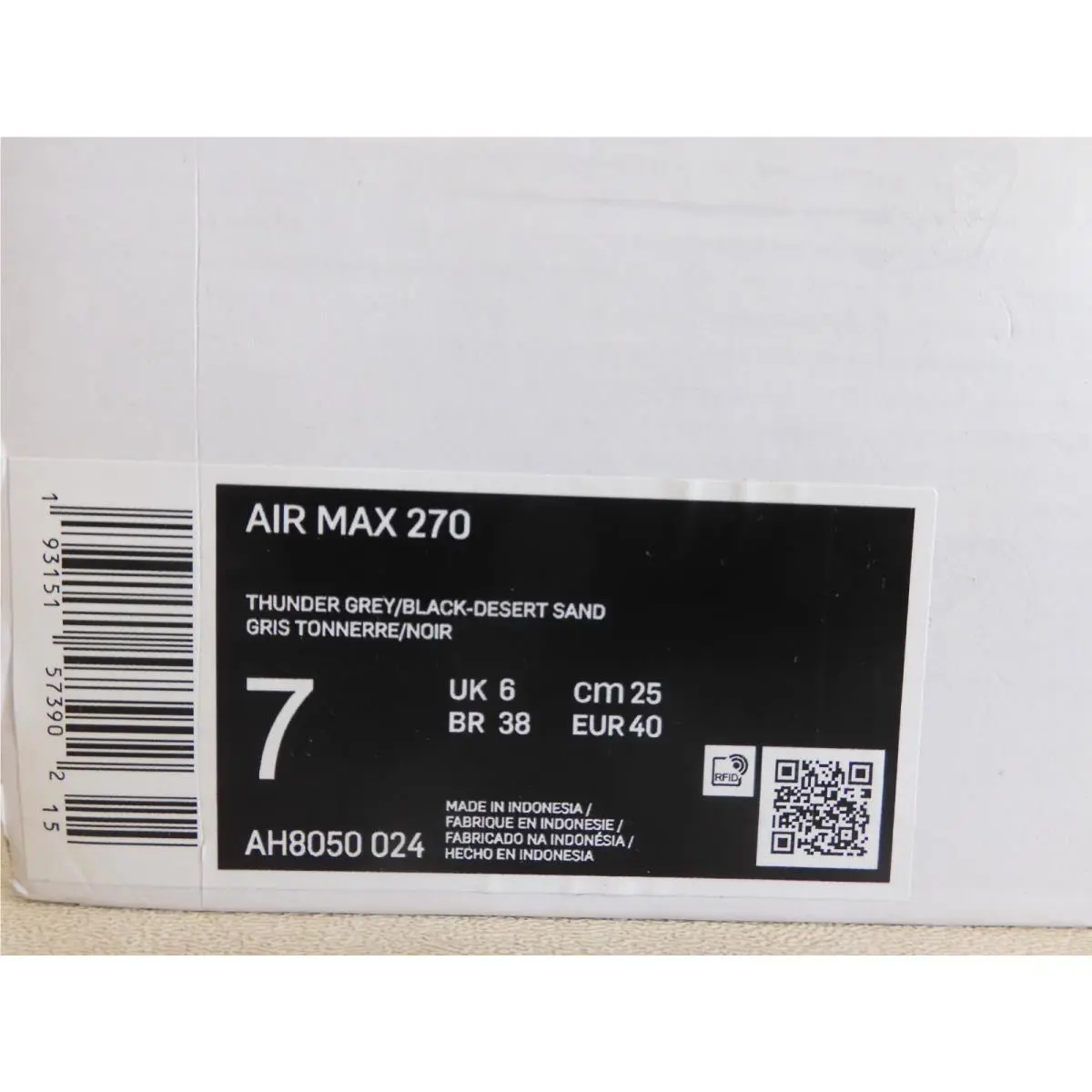 Nike shoes - Nike Air Max 270 - Air Max - AH8050-024 - Orange 3
