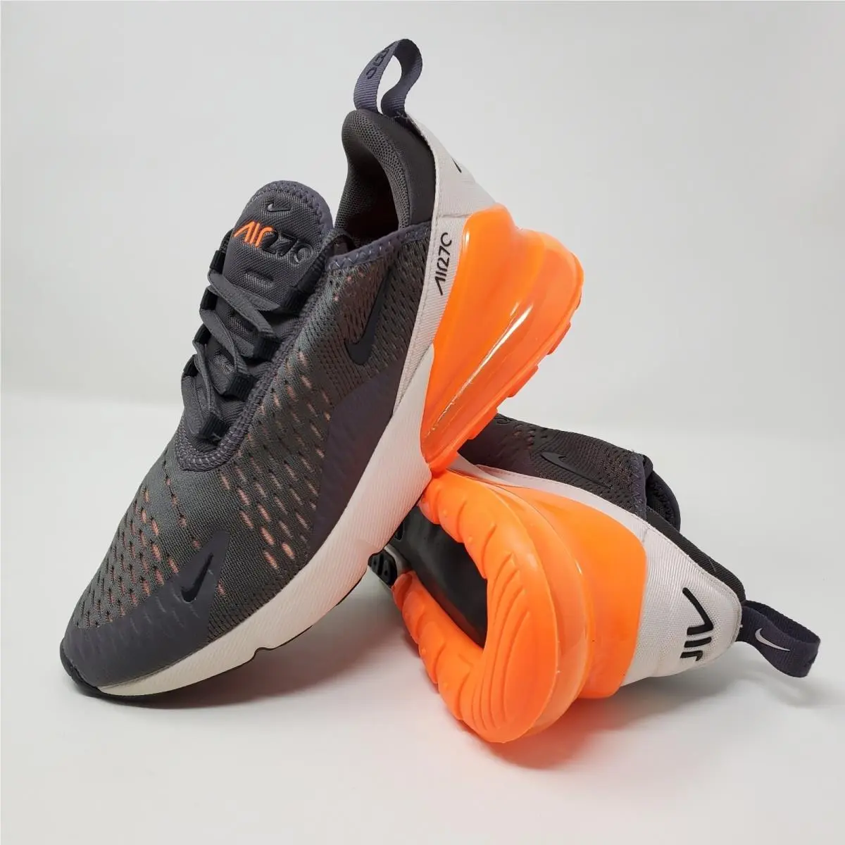 Nike Air Max 270 Thunder Grey/black-desert Sand AH8050 024 Men`s Size 6