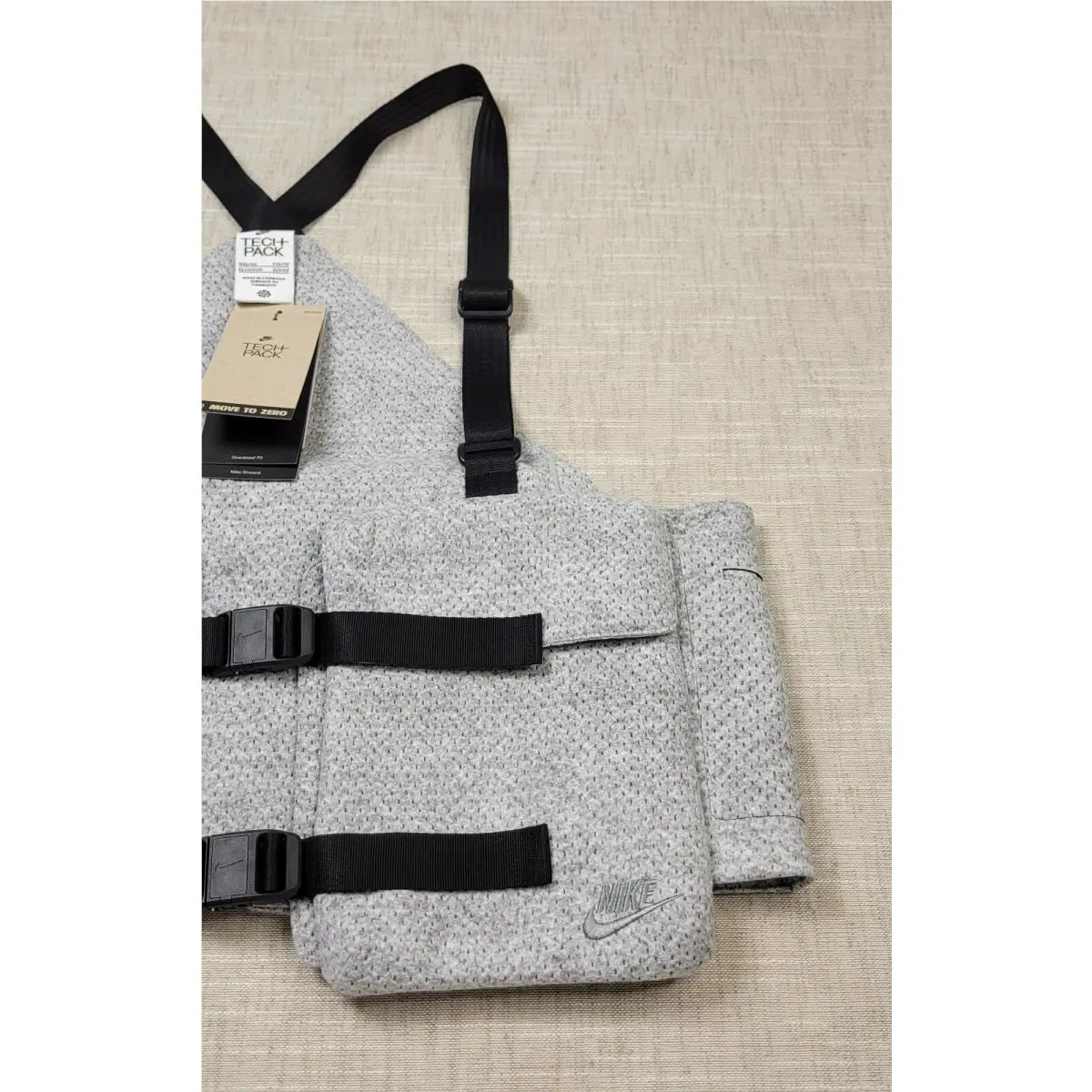 Nike clothing - Nike Forward Tech Pack Utility Vest - DX9403-077 - Gray Black 1