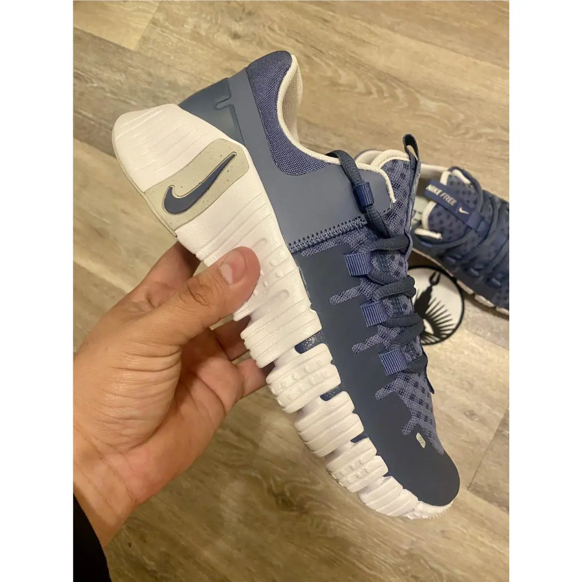 Nike shoes - Nike Free Metcon 5 - Free Metcon - FQ8779-491 - Diffused Blue/Light Bone/White/Diffused Blue (UPC: 196969724733) 8