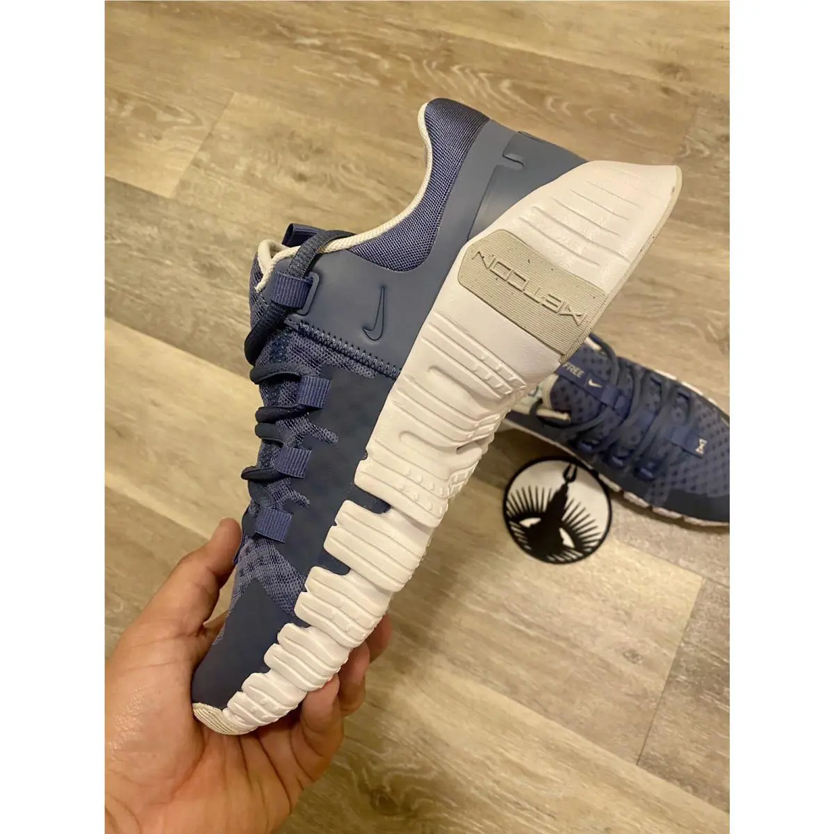 Nike shoes - Nike Free Metcon 5 - Free Metcon - FQ8779-491 - Diffused Blue/Light Bone/White/Diffused Blue (UPC: 196969724733) 3