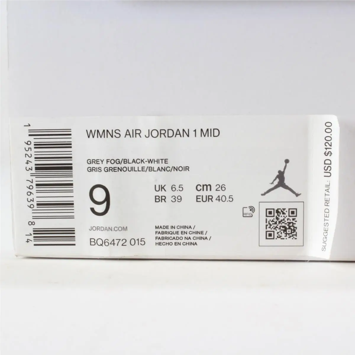 Nike shoes - Air Jordan 1 Mid SE - BQ6472-015 - Gray 8