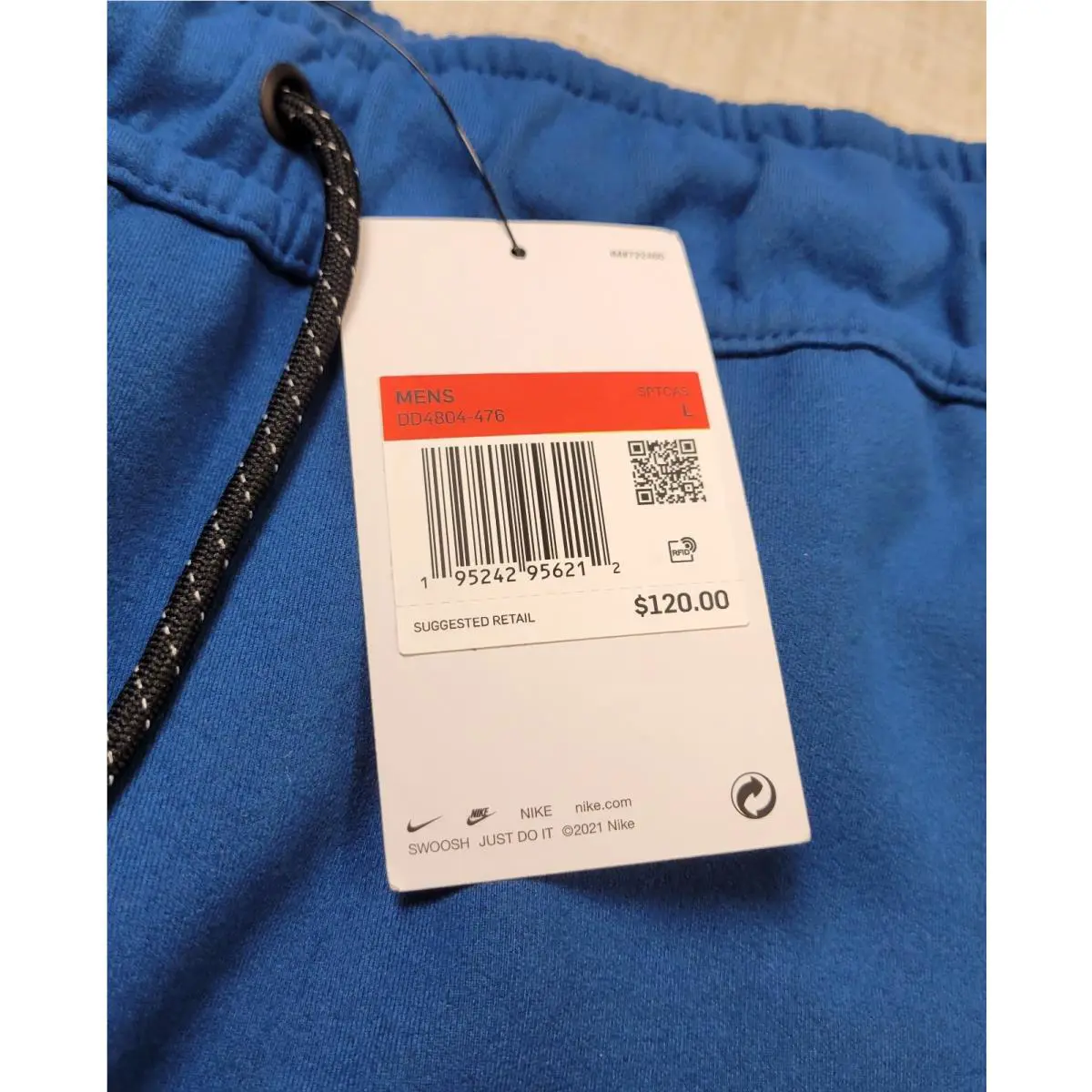 Nike clothing - NIKE Tech - Tech - Blue Silver 10