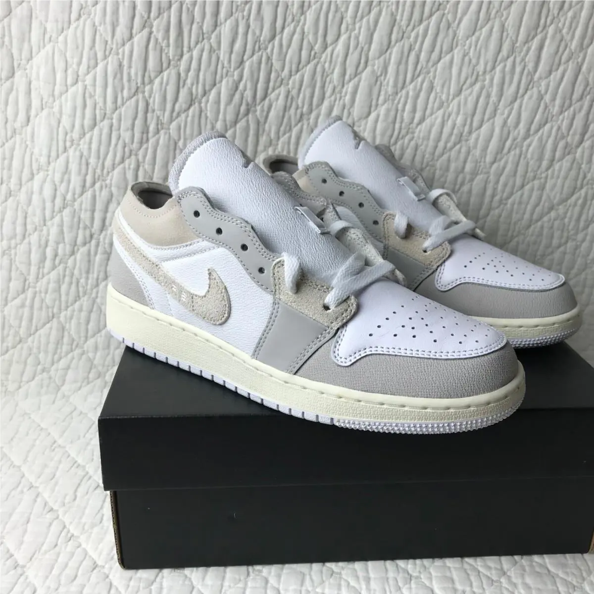 Nike shoes - Air Jordan 1 Low SE - FB9139-002 - Tech Grey/LT Orewood BRN-White 6
