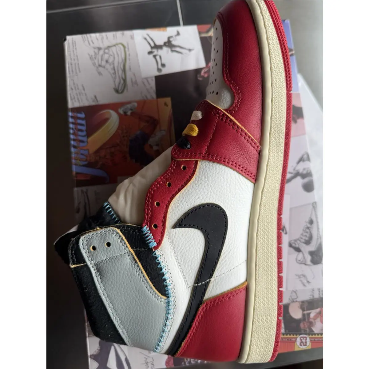 Nike shoes - Air Jordan 1 - Air - HV8563-600 - Red 11