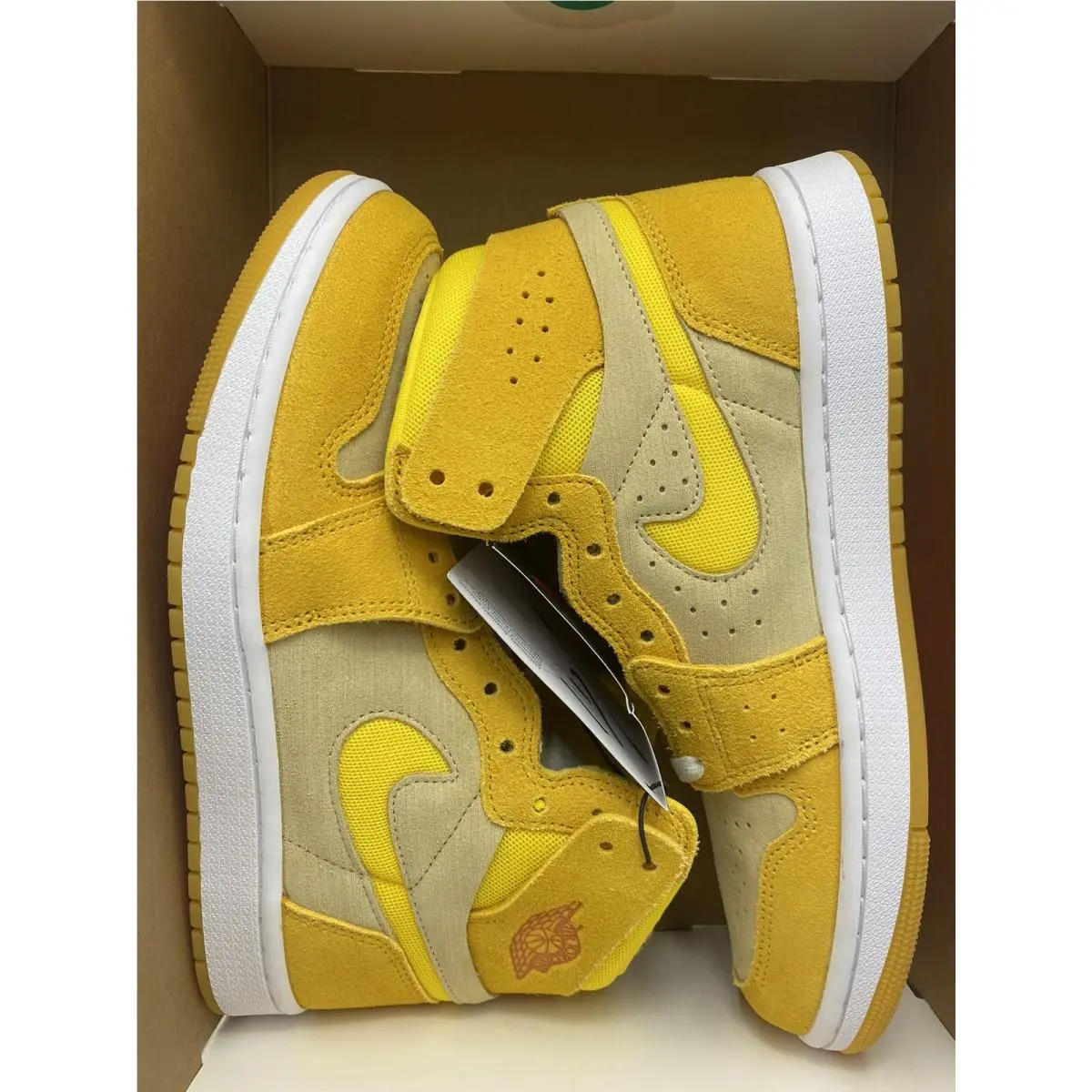 Nike shoes - Air Jordan 1 - Air - FJ5743 700 - Yellow Ochre/Tour Yellow (UPC: 196975580989) 5