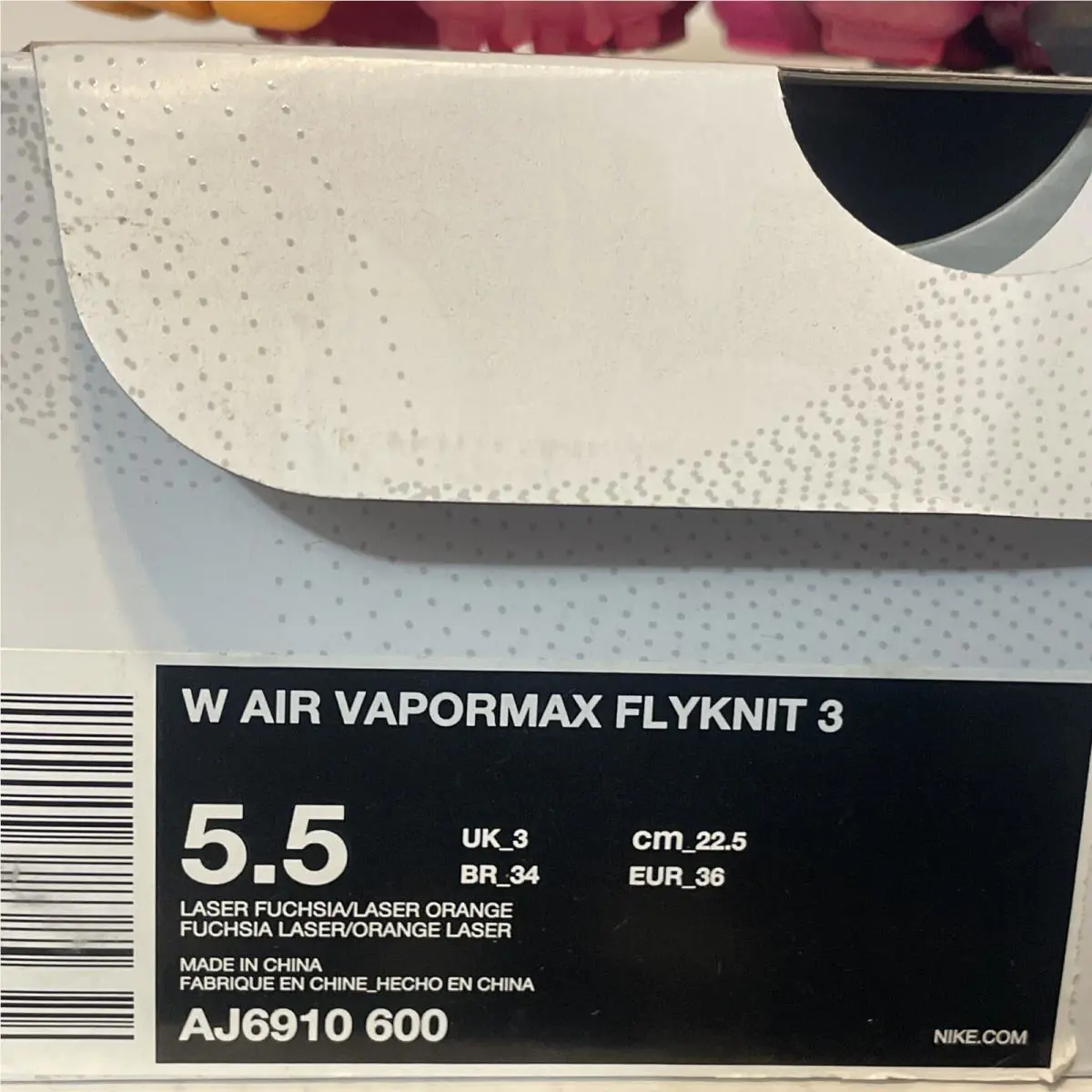 Nike shoes - Nike Air Vapormax Flyknit - Air Vapormax Flyknit - AJ6910600 - Purple, Manufacturer: Laser Fuchsia 10