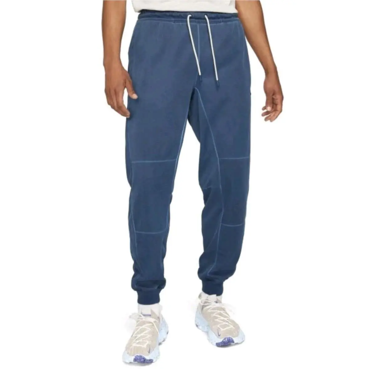 Nike Sportswear Jersey Jogger Pants Blue Void DA7162-492 Men`s Size Large
